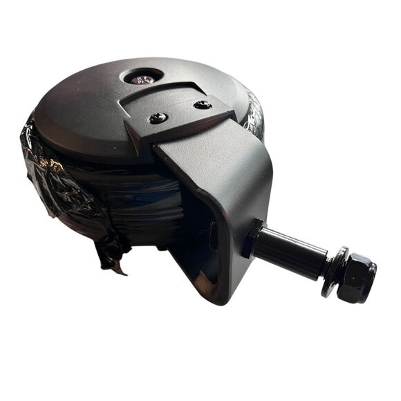 Pride Caster Assembly 6x2 Black Rim/Black Tire MEC151501-B Right/Left - Picture 4 of 4